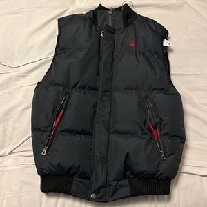 Super warm thick puffer sleeveless jacket L